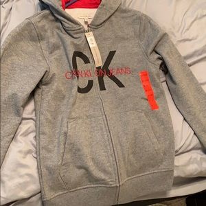 Calvin Klein zip up hoodie